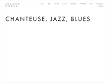 Tablet Screenshot of joannemorra.com